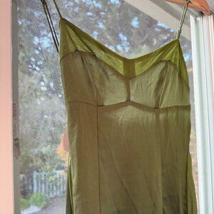 Free People Green Sexy Midi